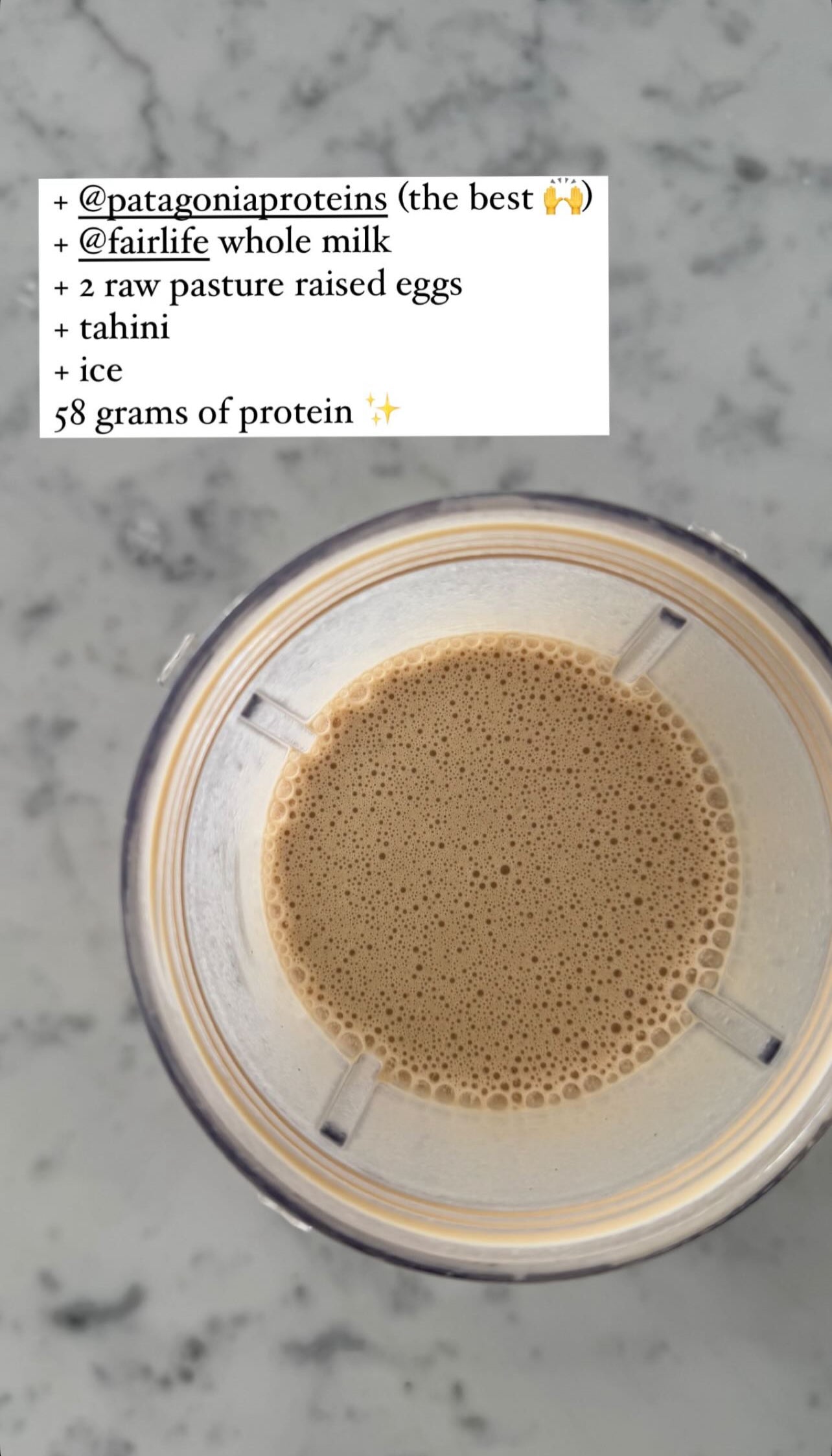 Breakfast Smoothie (58g Protein)