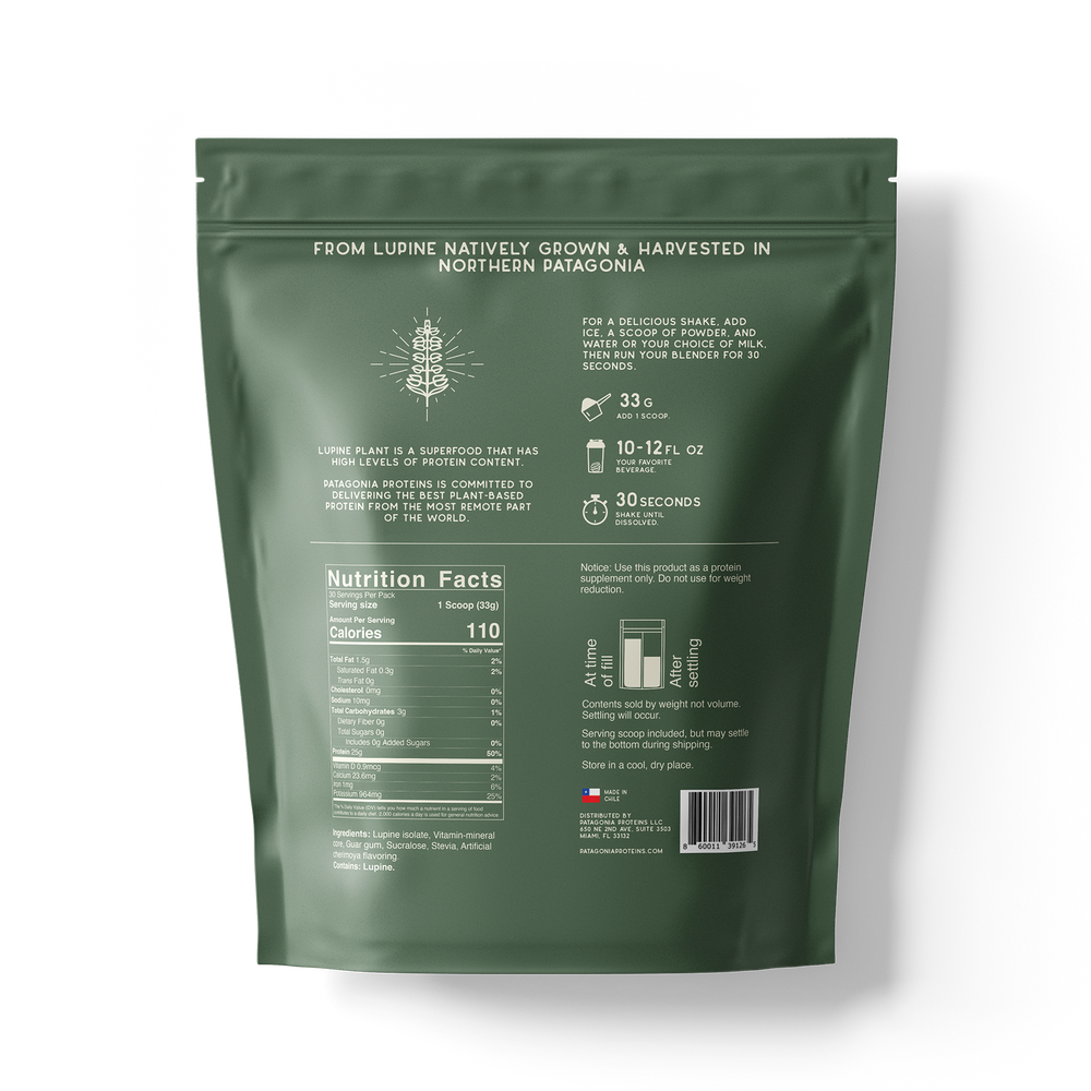 
                  
                    Lupine Protein Powder - Inca Cherimoya (30 servings)
                  
                
