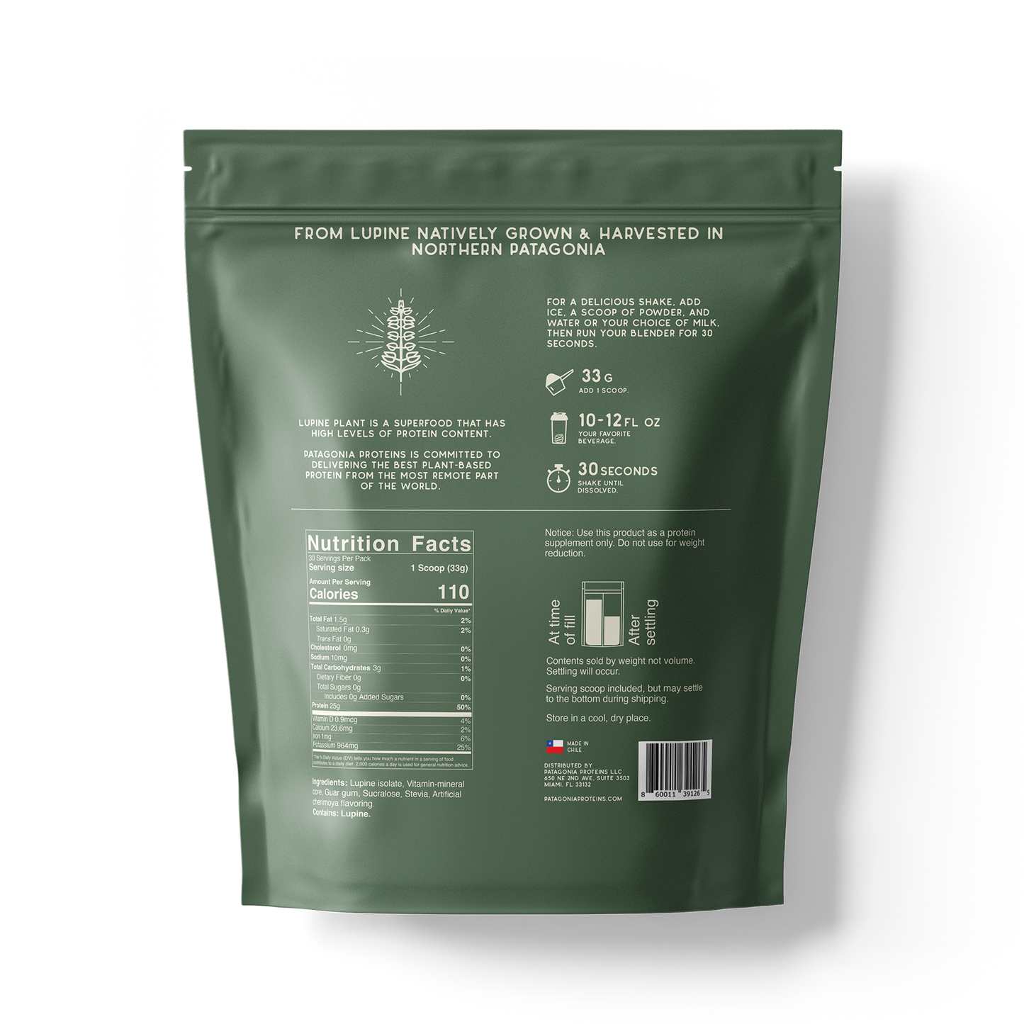 
                  
                    Lupine Protein Powder - Inca Cherimoya (30 servings)
                  
                