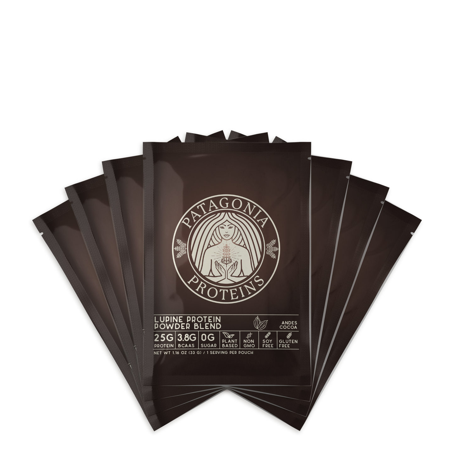 
                  
                    Andes Cocoa lupine plant protein travel pack, 7 single serving sachets
                  
                
