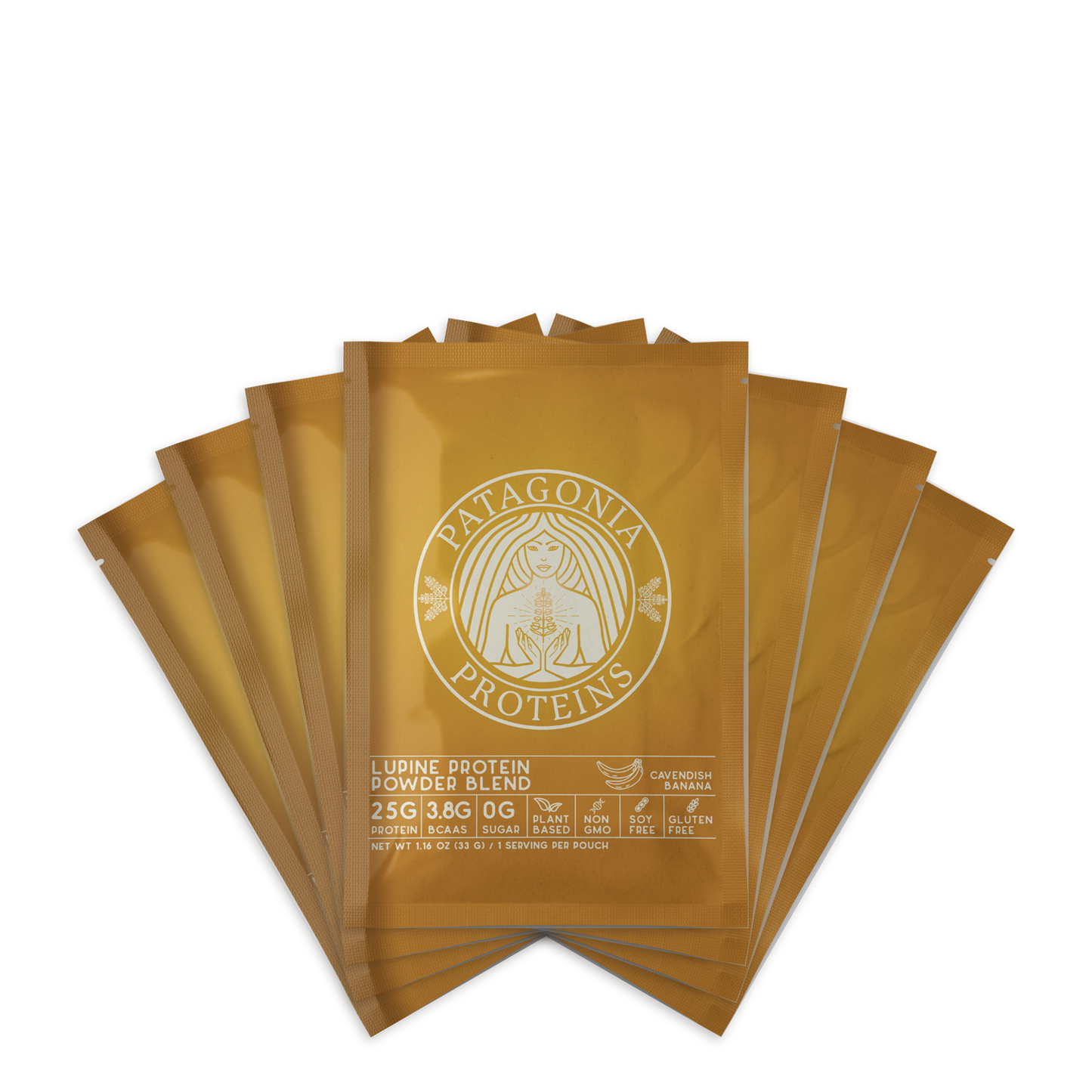 
                  
                    Cavendish Banana lupine plant protein travel pack, 7 single serving sachets
                  
                