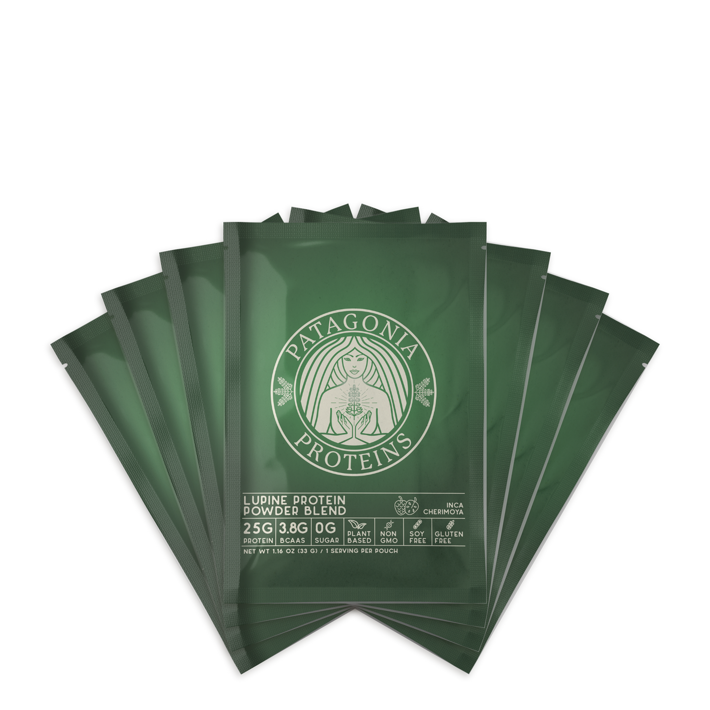
                  
                    Inca Cherimoya lupine plant protein travel pack, 7 single serving sachets
                  
                
